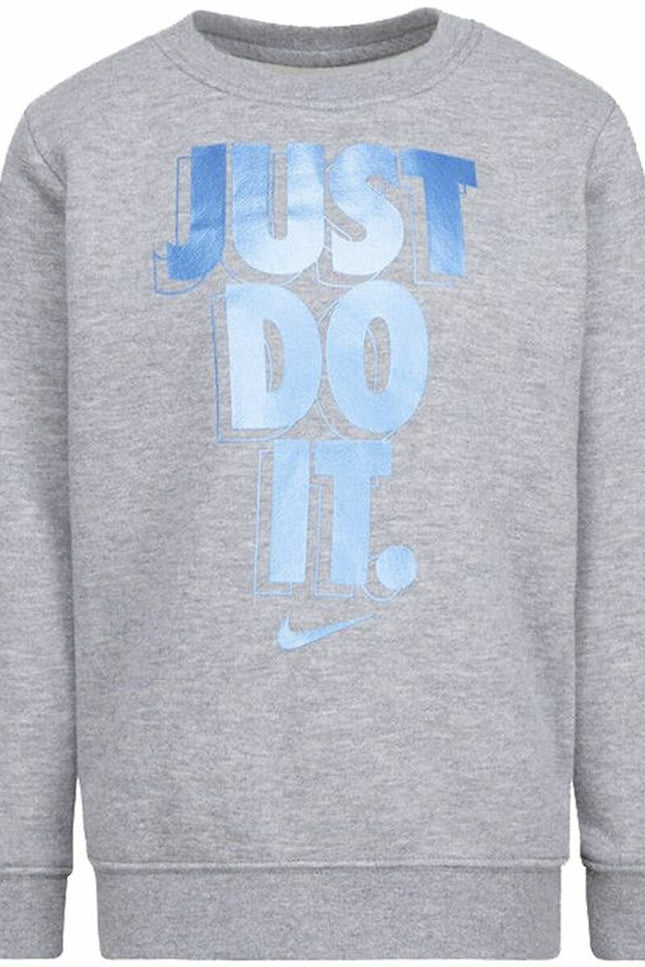 Children’S Sweatshirt Without Hood Nike Gifting Grey-Nike-Urbanheer