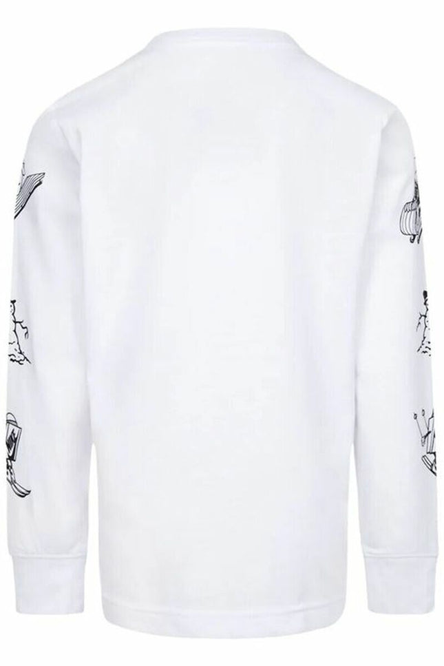 Children’s Sweatshirt without Hood Nike Snowboarding White-Nike-Urbanheer