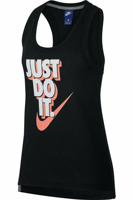 Tank Top Women Nike Just Do It Black-Sports | Fitness > Sports material and equipment > Sports t-shirts-Nike-Urbanheer