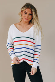Rich Harvest Striped Knit Sweater-UHXSW-BLUE-S-Urbanheer