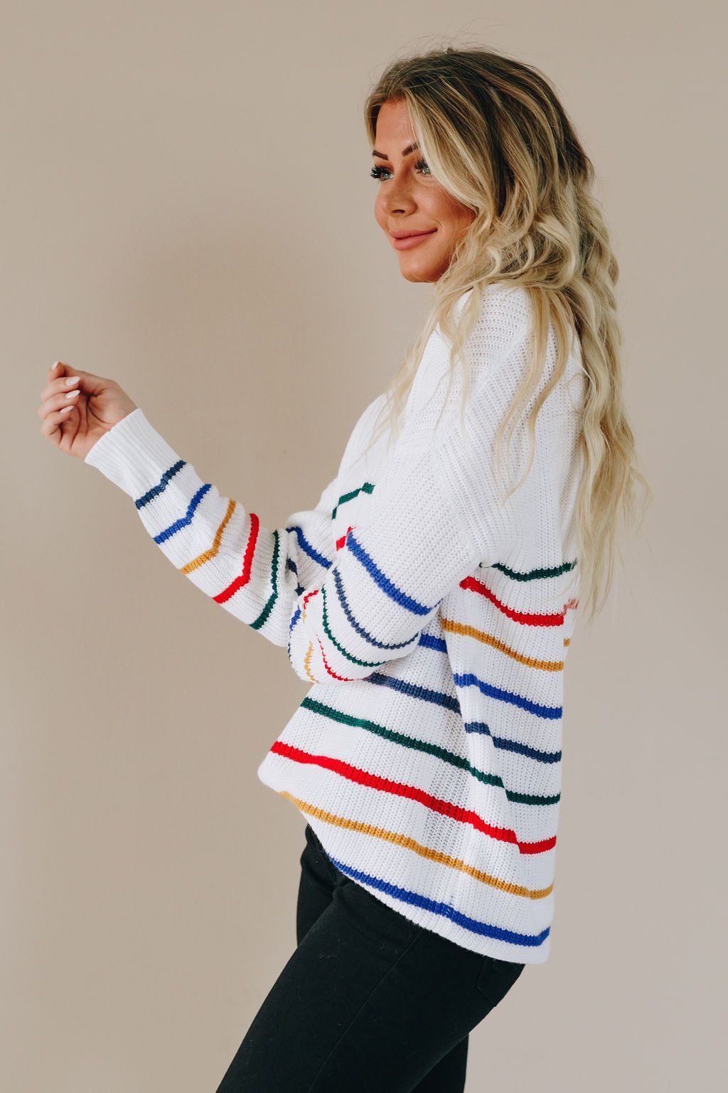 Rich Harvest Striped Knit Sweater-UHXSW-BLUE-S-Urbanheer
