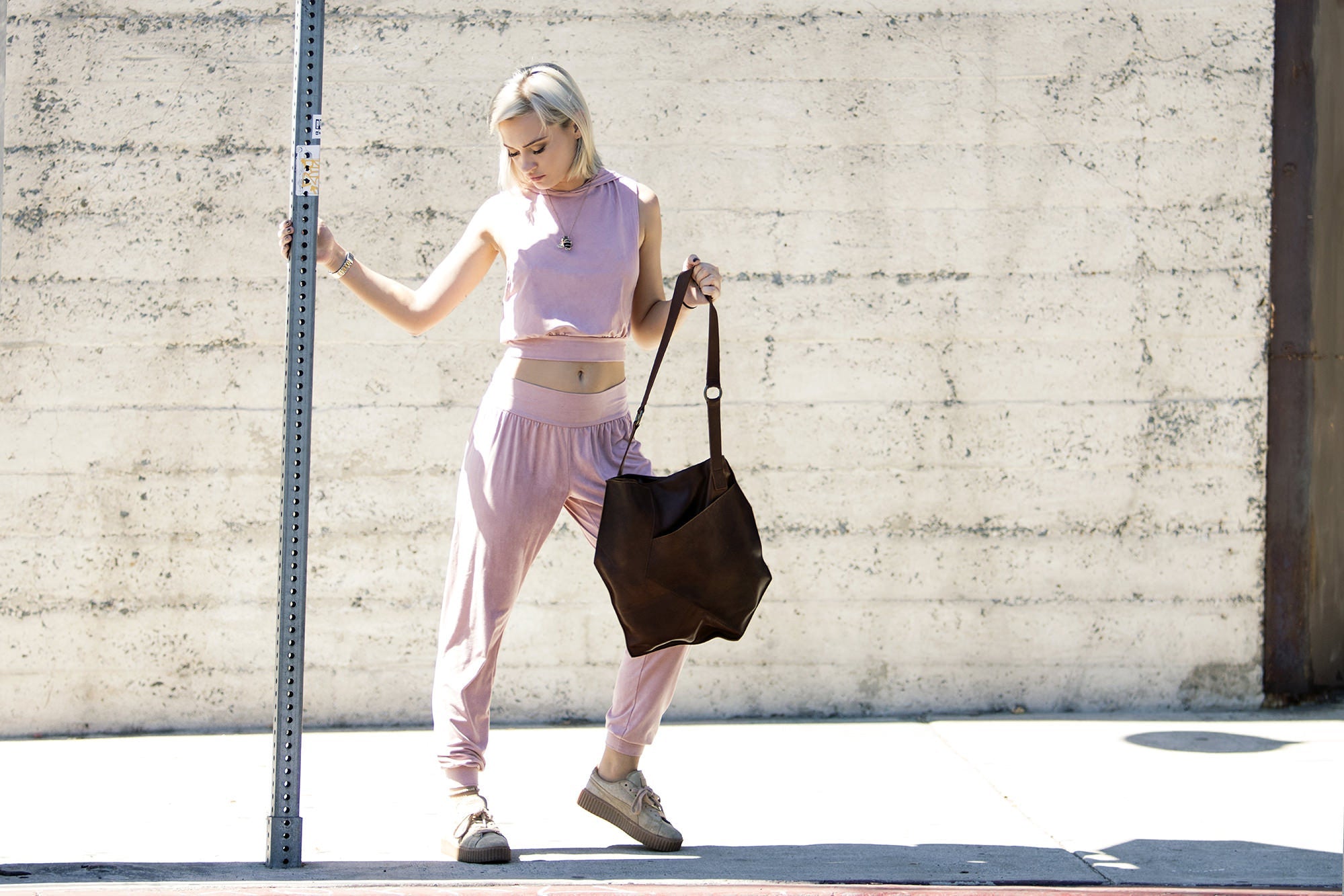 Cross Over Tote-Kiko-Brown-Urbanheer