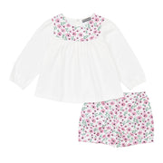 Floral Tunic + Corduroy Shorts-Petit confection-12M-Urbanheer