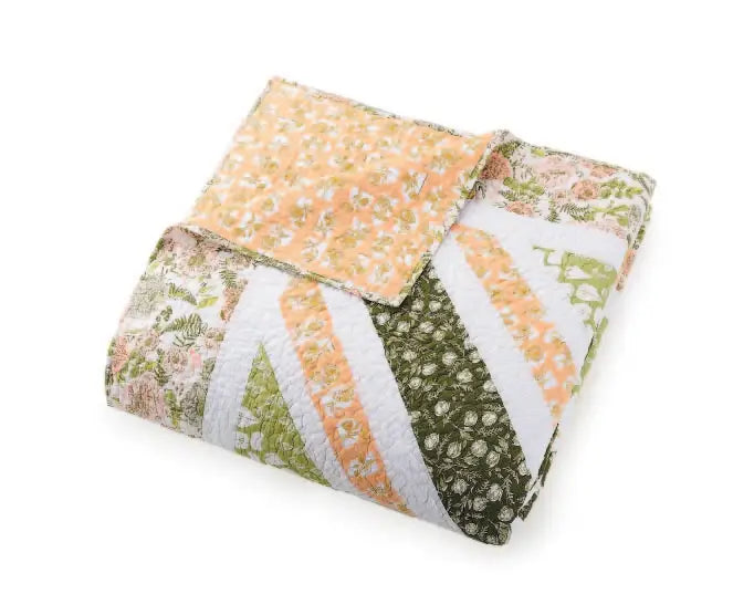 Floret Field 3-Piece Quilt Set by Makers Collective-peking handicraft-Queen-Urbanheer