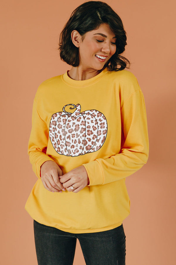 Halloween Pumpkin Pullovers-UHXSW-Mustard-S-Urbanheer