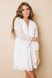 Liz Lace Mini Dress-UHXSW-WHITE-SMALL-Urbanheer