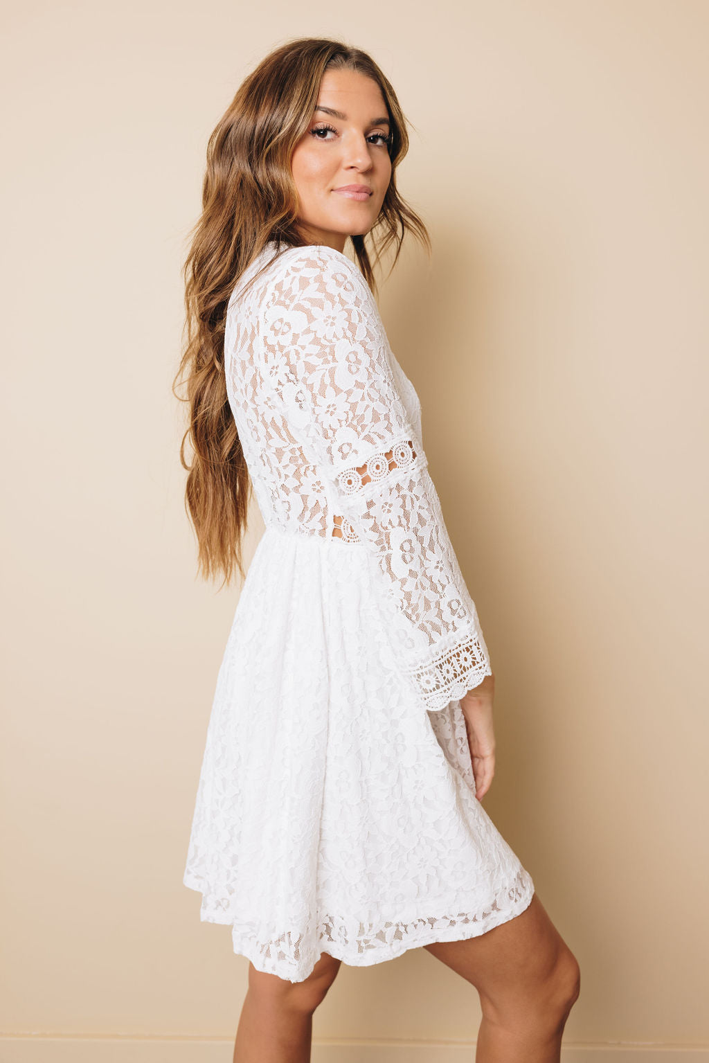 Liz Lace Mini Dress-UHXSW-WHITE-SMALL-Urbanheer