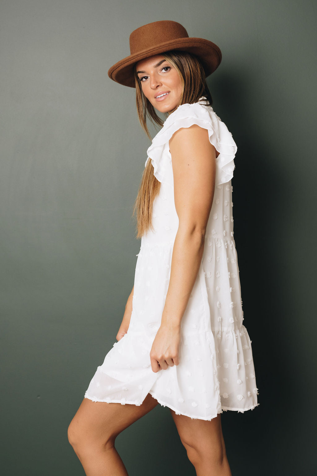 Chantal Swiss Dot Dress-UHXSW-WHITE-LARGE-Urbanheer