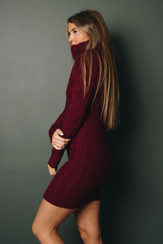 Alonso Sweater Dress-Stay Warm in Style-Urbanheer