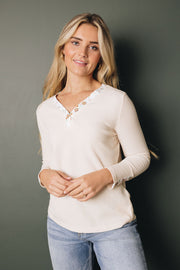 Betty Floral Waffle Knit Top-UHXSW-APRICOT-SMALL-Urbanheer