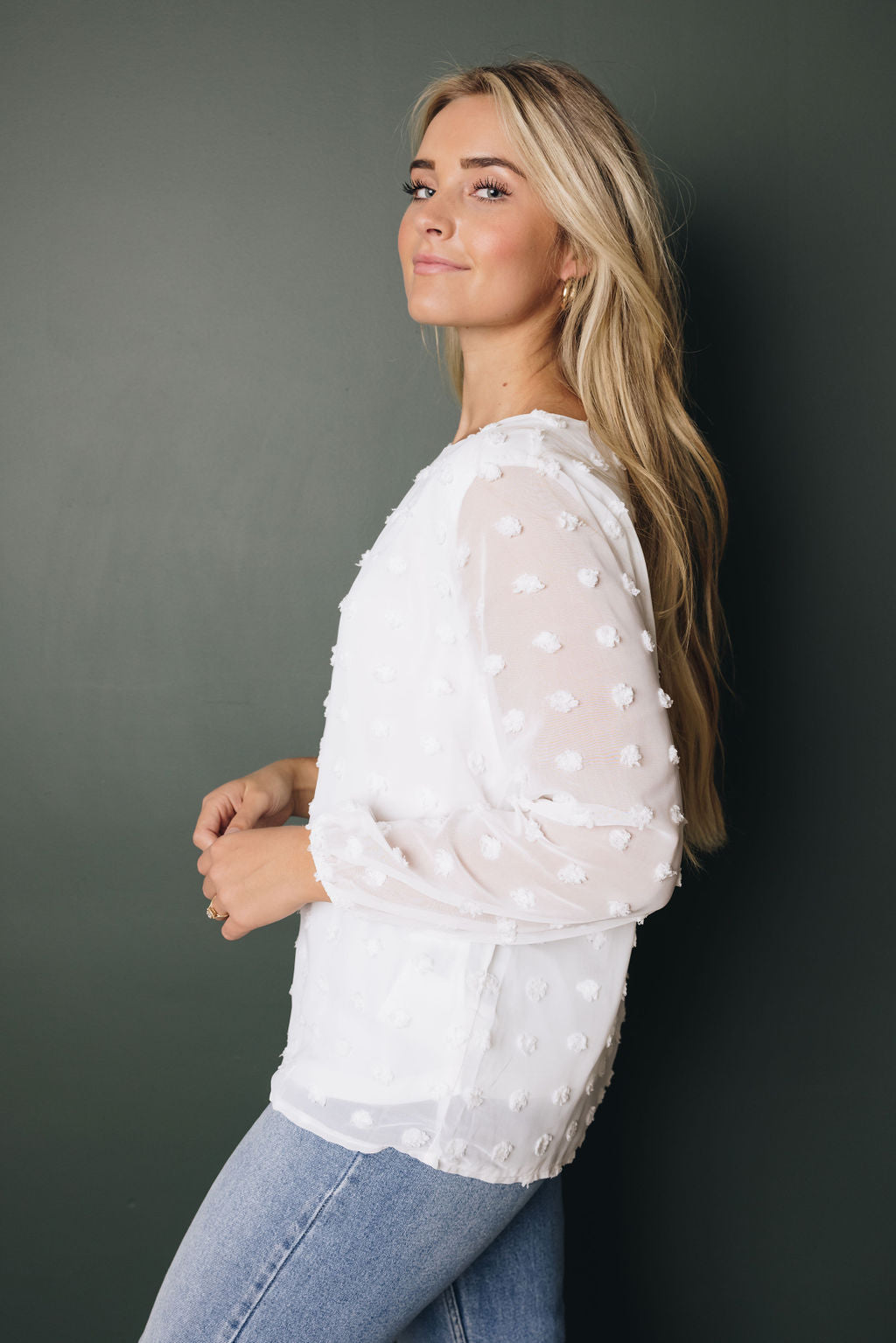 Rumi Long Sleeve Top-UHXSW-WHITE-SMALL-Urbanheer