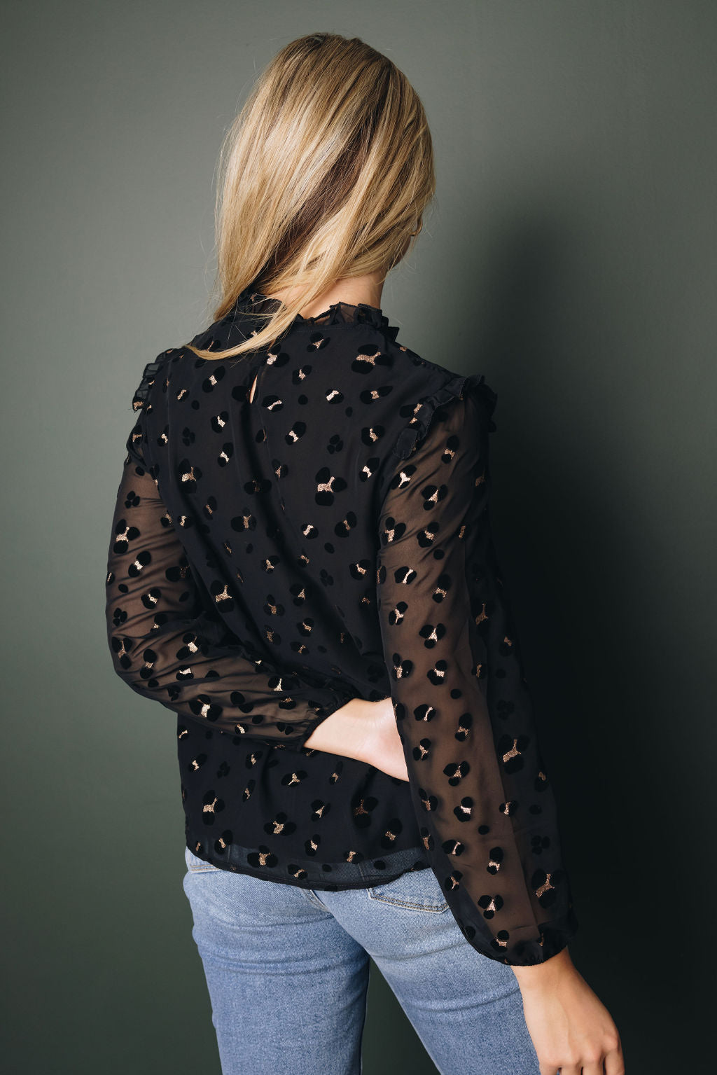 Melody Ruffled Blouse-UHXSW-XL-Urbanheer