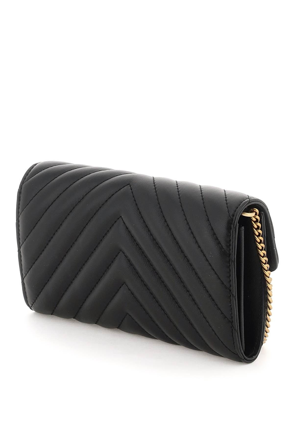 Pinko love bag chevron crossbody bag-Pinko-Urbanheer