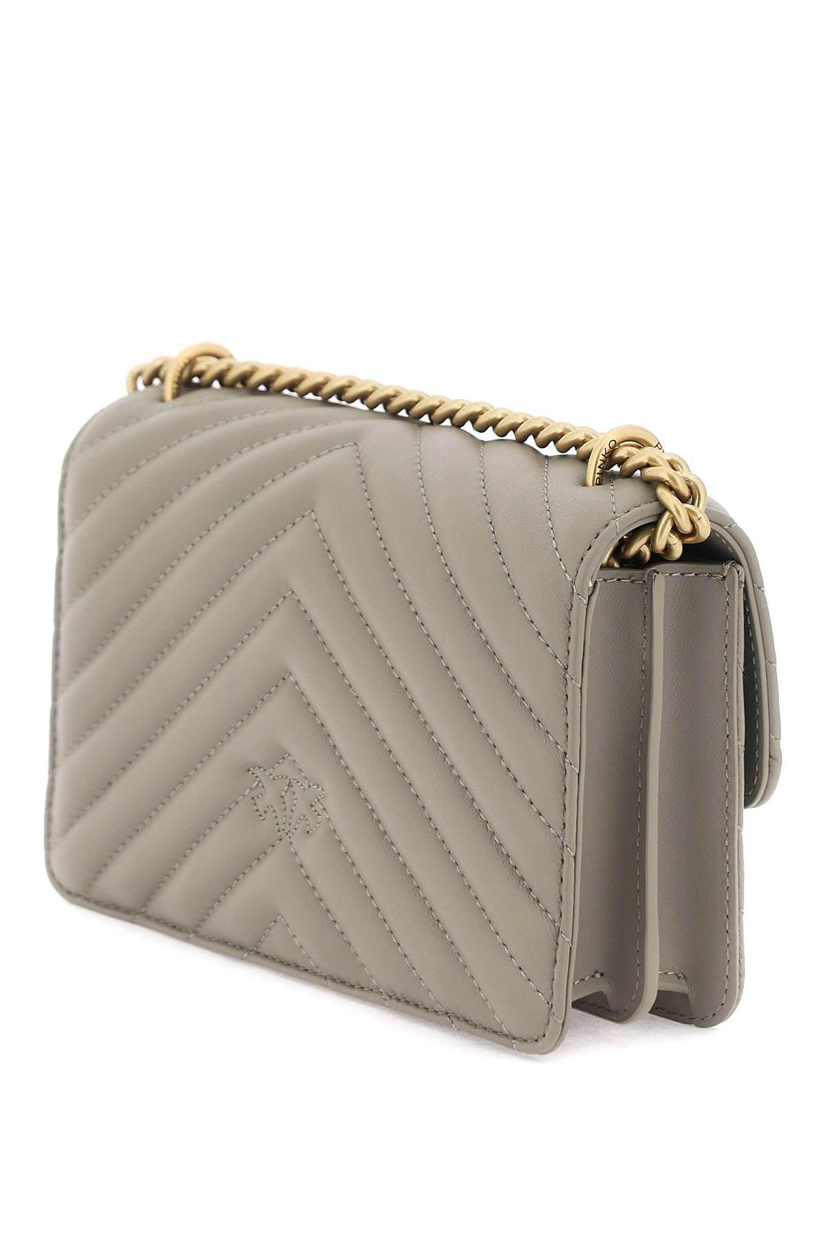 Pinko mini love bag one chevron-Pinko-Urbanheer