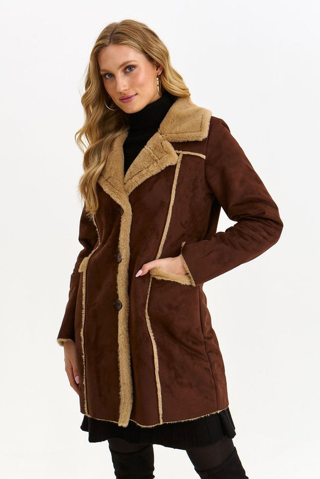 Coat Women Outfit 187667 Top Secret-Women`s Coats, Jackets-Top Secret-Urbanheer