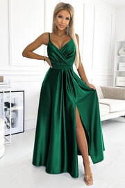 Long Dress Women Comfort-Evening Dresses-Numoco-green-L-Urbanheer