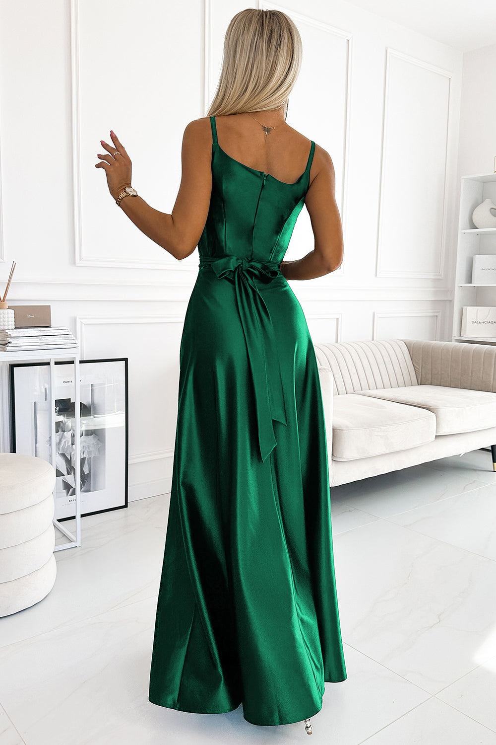 Long Dress Women Comfort-Evening Dresses-Numoco-green-L-Urbanheer