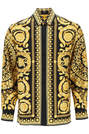 Versace barocco print silk shirt-Versace-48-Urbanheer