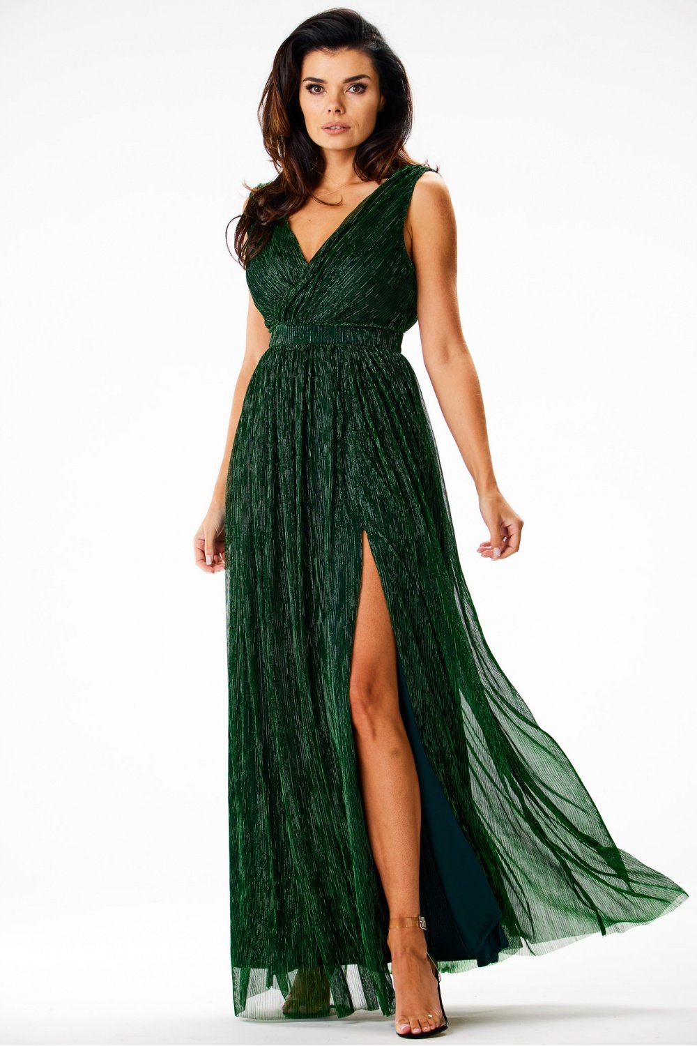 Long Dress Women Comfort-Evening Dresses-awama-green-L-Urbanheer