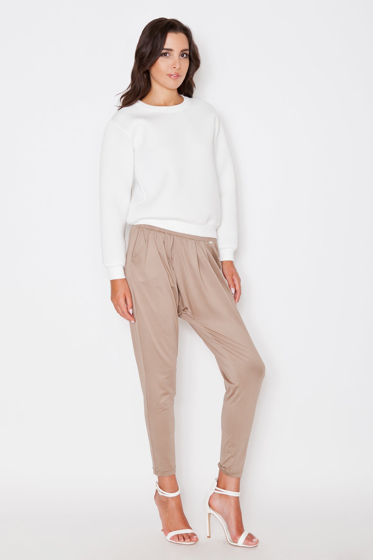 Sweatshirt-Clothing - Women-Katrus-beige-L-Urbanheer