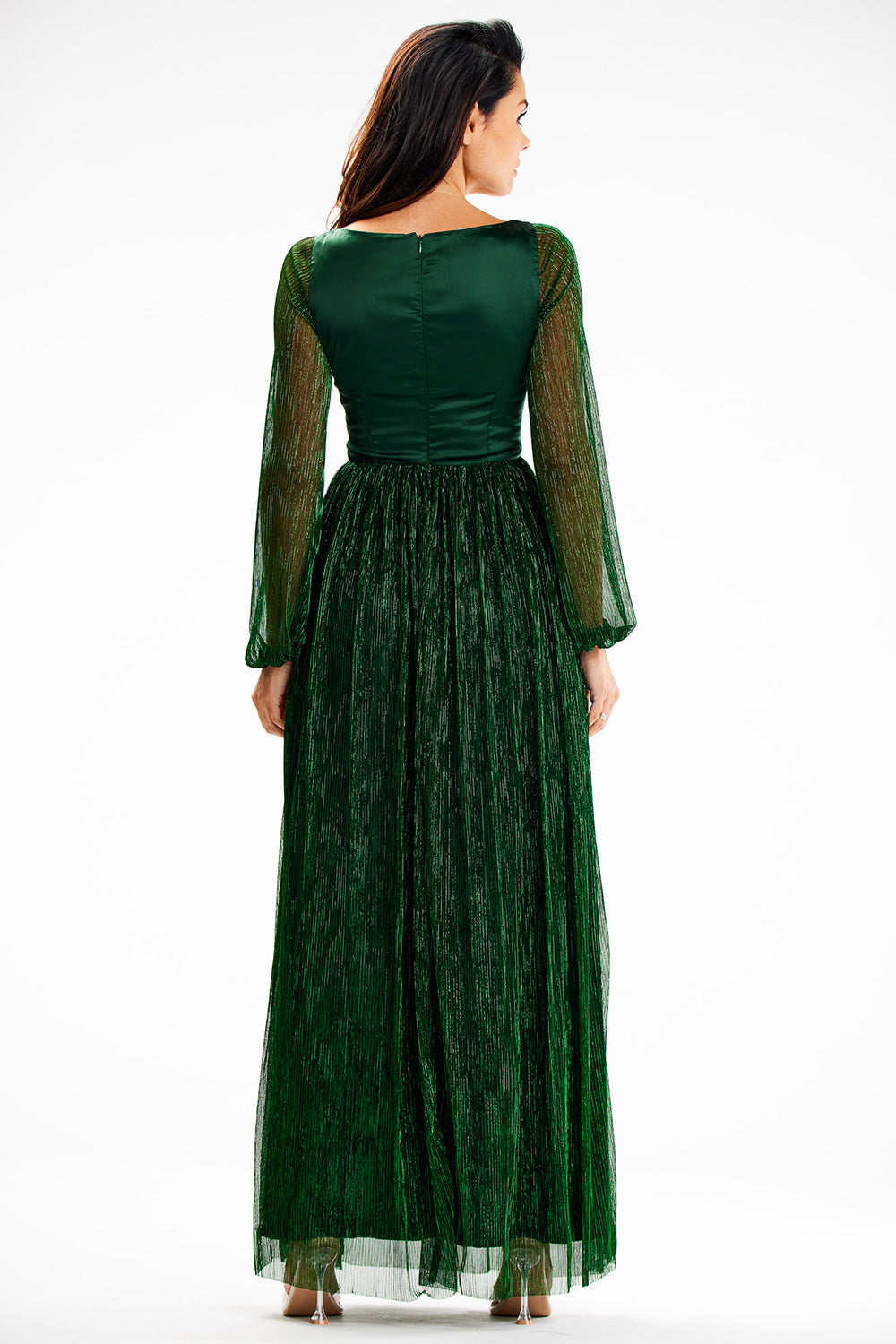 Long Dress Women Comfort-Evening Dresses-awama-green-L-Urbanheer