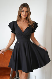 Cocktail Dress Women Outfit 190494 Bicotone-Formal Dresses, Cocktail Dresses-Bicotone-black-34-Urbanheer