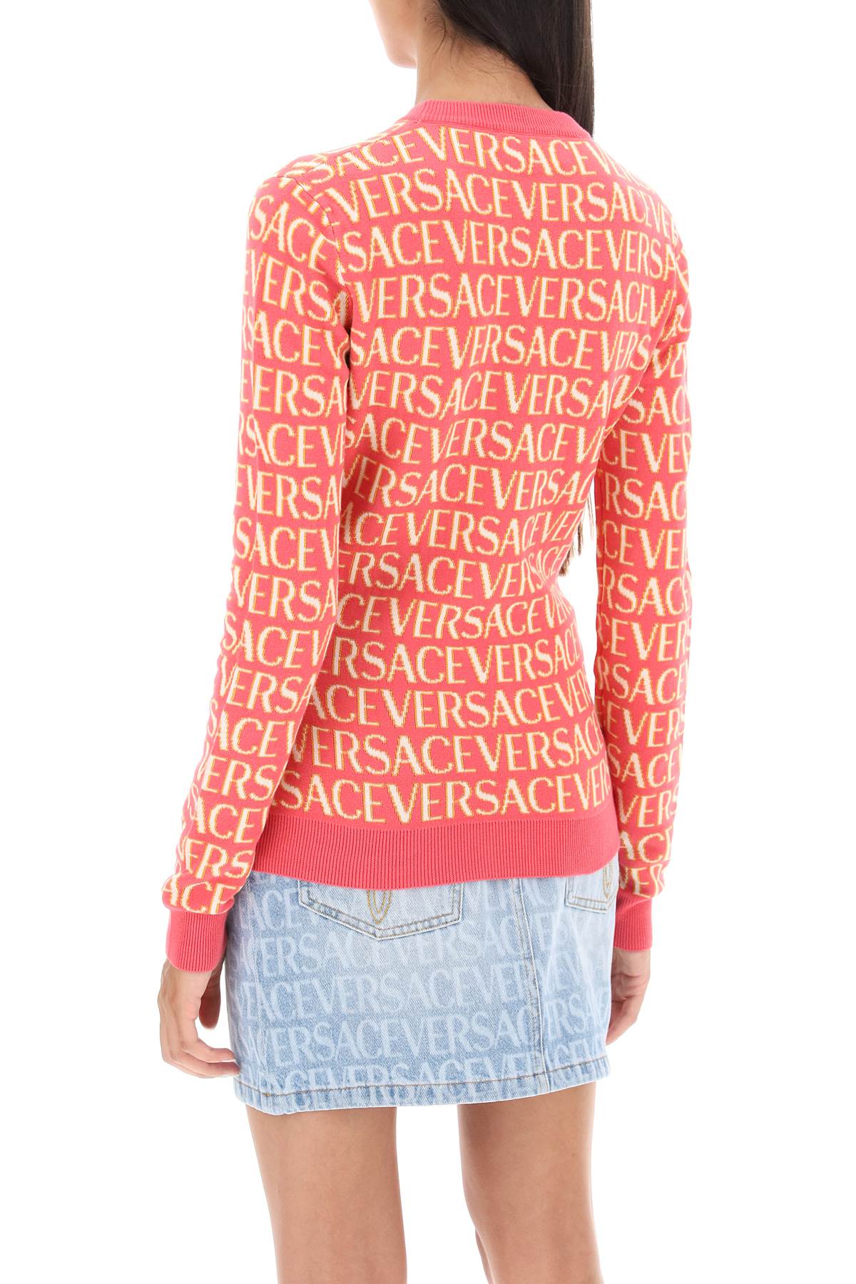 Versace 'versace allover' crew-neck sweater-Versace-40-Urbanheer