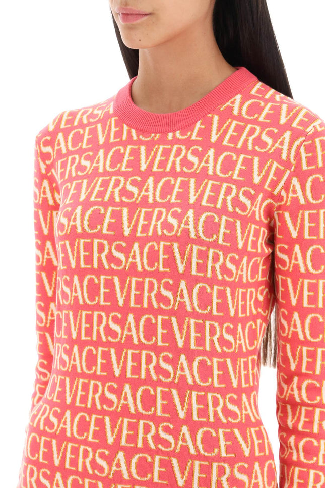 Versace 'versace allover' crew-neck sweater-Versace-40-Urbanheer