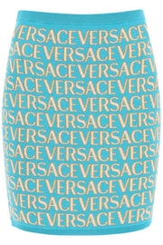 Versace monogram knit mini skirt-Versace-40-Urbanheer