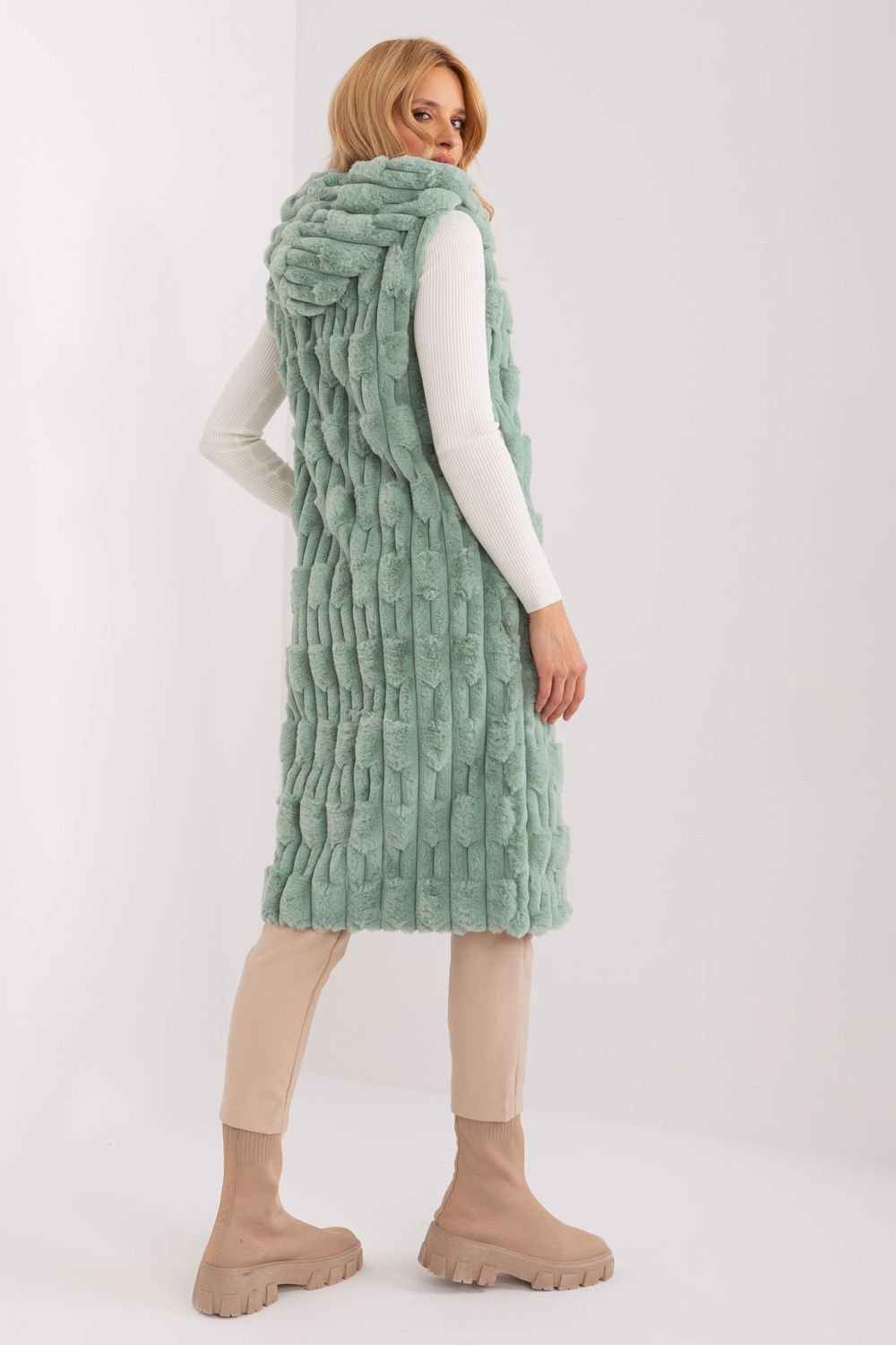 Gilet Women Outfit 190869 At-Women`s Coats, Jackets-AT-green-L/XL-Urbanheer