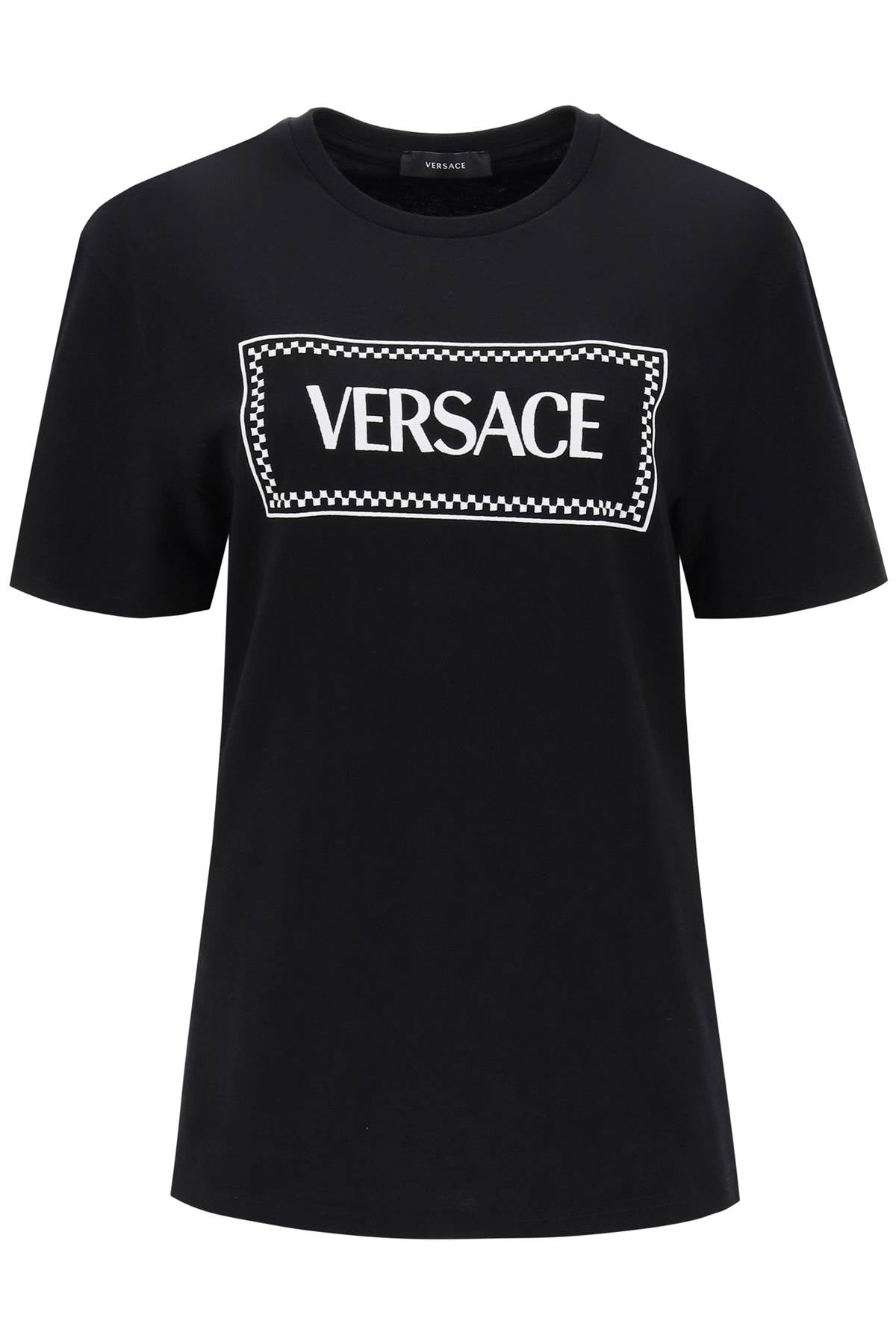 Versace t-shirt with logo embroidery-Versace-40-Urbanheer