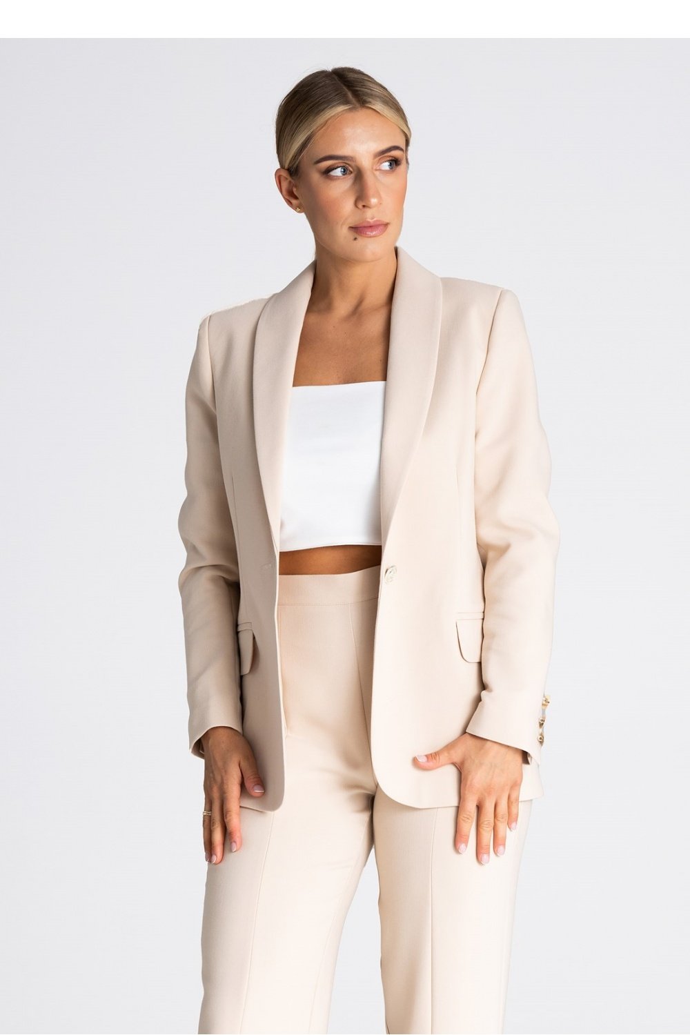 Jacket Women Comfort-Jackets, Vests for Women-Figl-beige-L/XL-Urbanheer