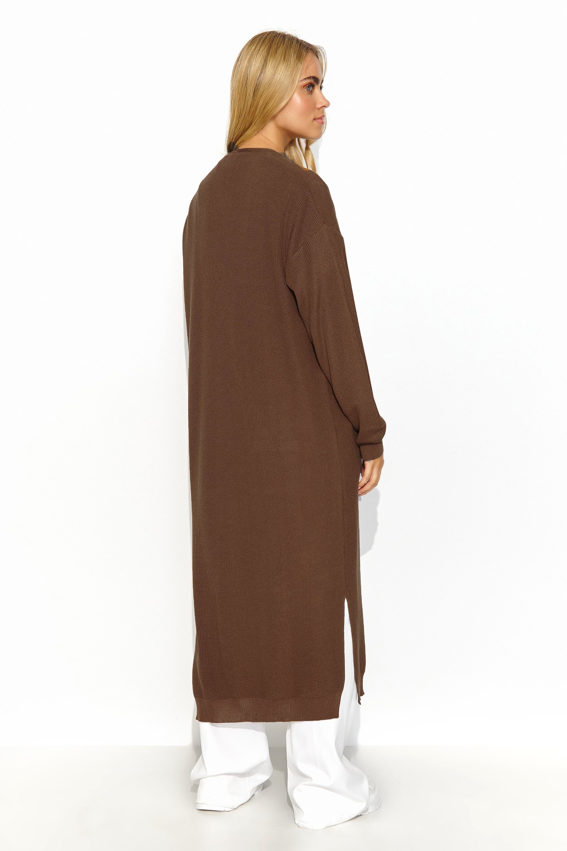 Cardigan Women Comfort-Cardigans for Women, Ponchos-Makadamia-brown-one-size-fits-all-Urbanheer