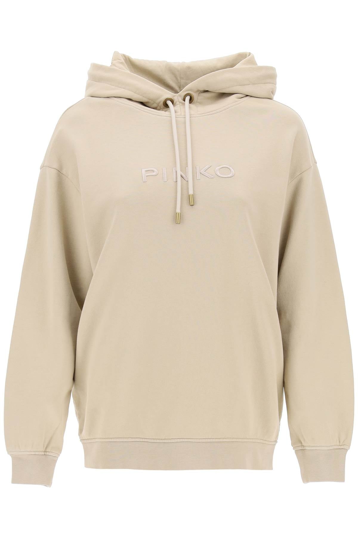 Pinko skype hoodie with logo embroidery-Pinko-M-Urbanheer