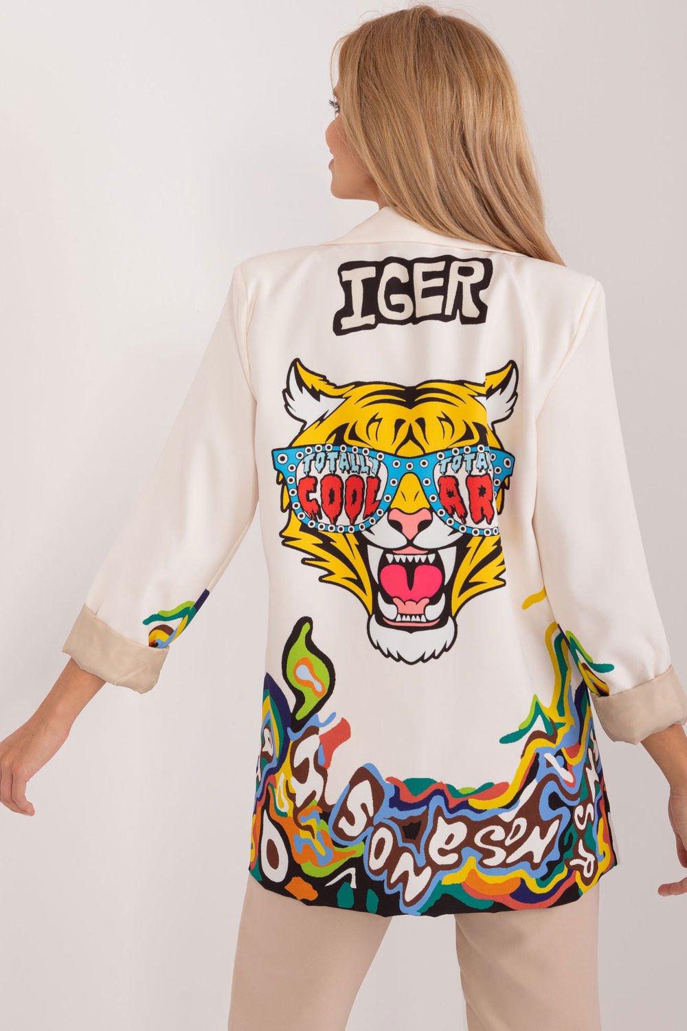 Jacket Women Outfit 193330 Italy Moda-Jackets, Vests for Women-Italy Moda-beige-one-size-fits-all-Urbanheer