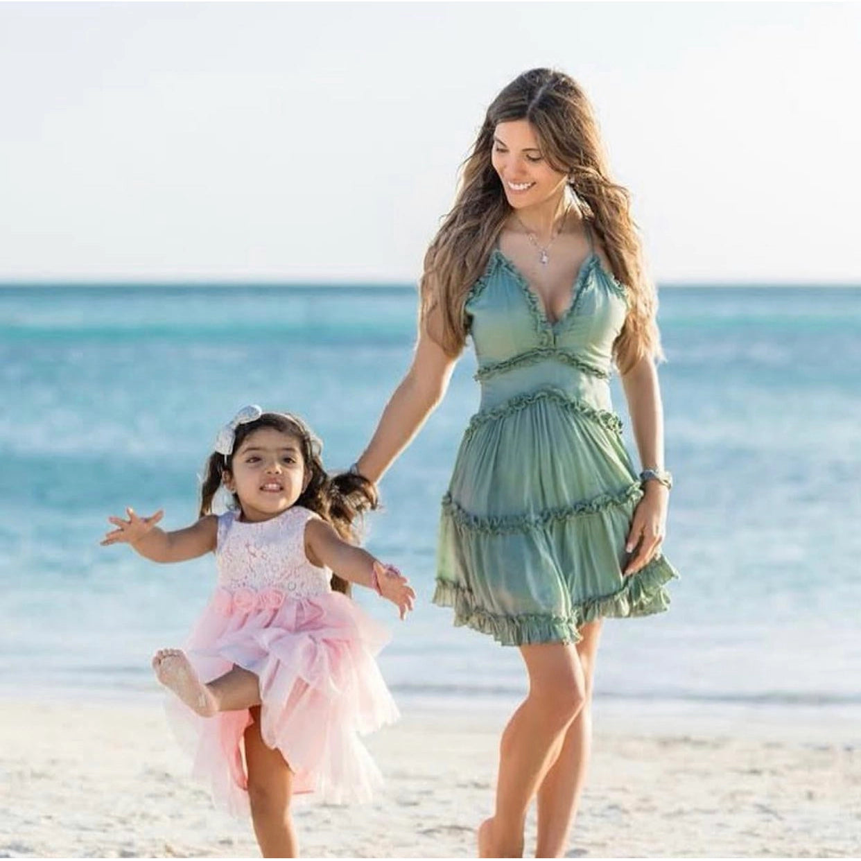 Blush Tulle Lace Dress.-Petit Confection-12M-Urbanheer