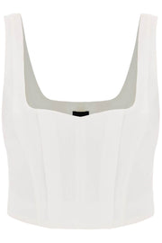 Pinko linen crop top-Pinko-42-Urbanheer
