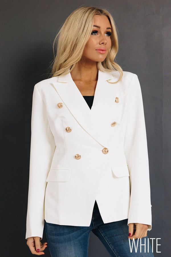Delaware Button Blazer-UHXSW-WHITE-SMALL-Urbanheer