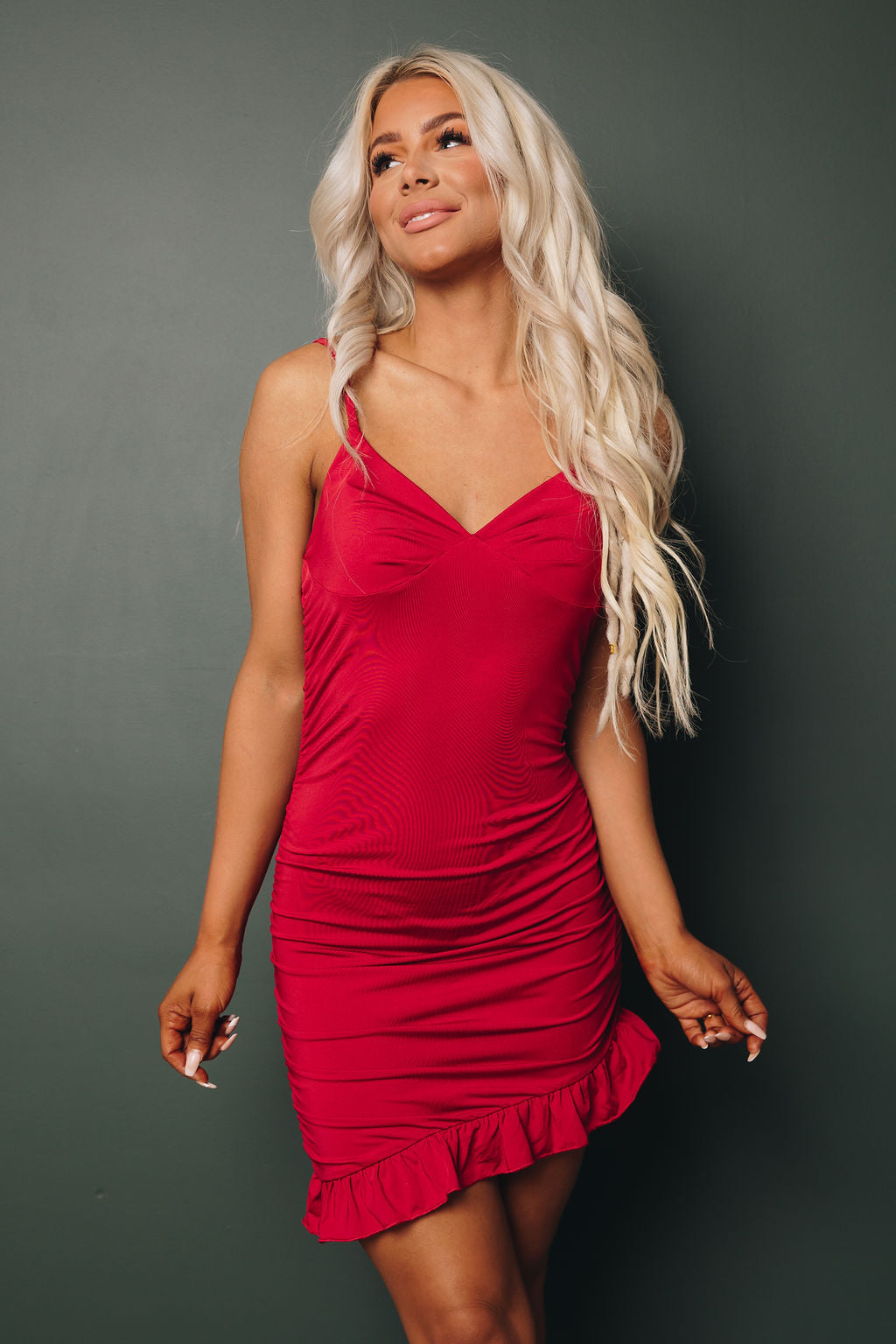 Marisa Ruffle Dress-UHXSW-SMALL-Urbanheer