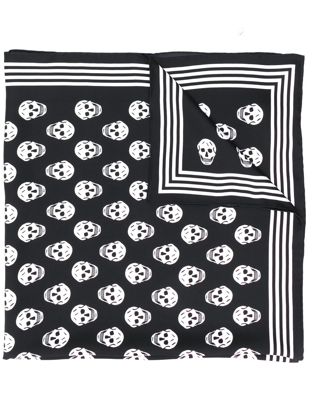 Alexander Mcqueen Scarfs Black-Alexander McQueen-UNI-Urbanheer