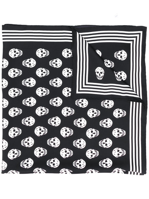 Alexander Mcqueen Scarfs Black-Alexander McQueen-UNI-Urbanheer