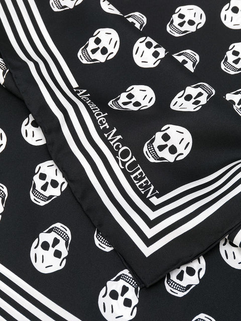 Alexander Mcqueen Scarfs Black-Alexander McQueen-UNI-Urbanheer