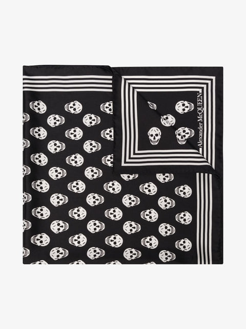 Alexander Mcqueen Scarfs Black-Alexander McQueen-UNI-Urbanheer