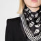 Alexander Mcqueen Scarfs Black-Alexander McQueen-UNI-Urbanheer