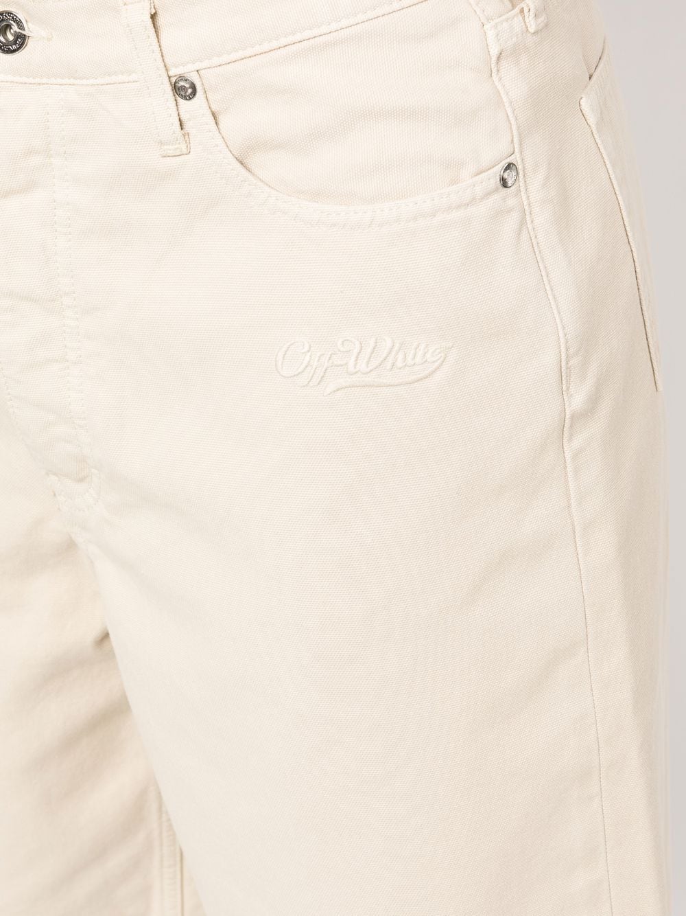 Off White Shorts Beige-Off White-L-Urbanheer