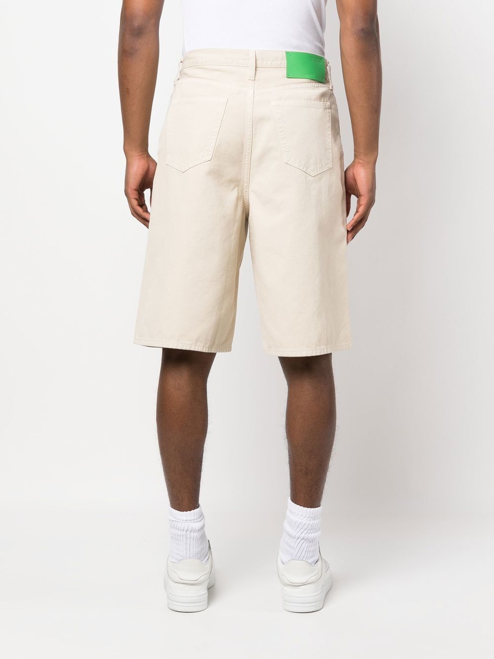 Off White Shorts Beige-Off White-L-Urbanheer