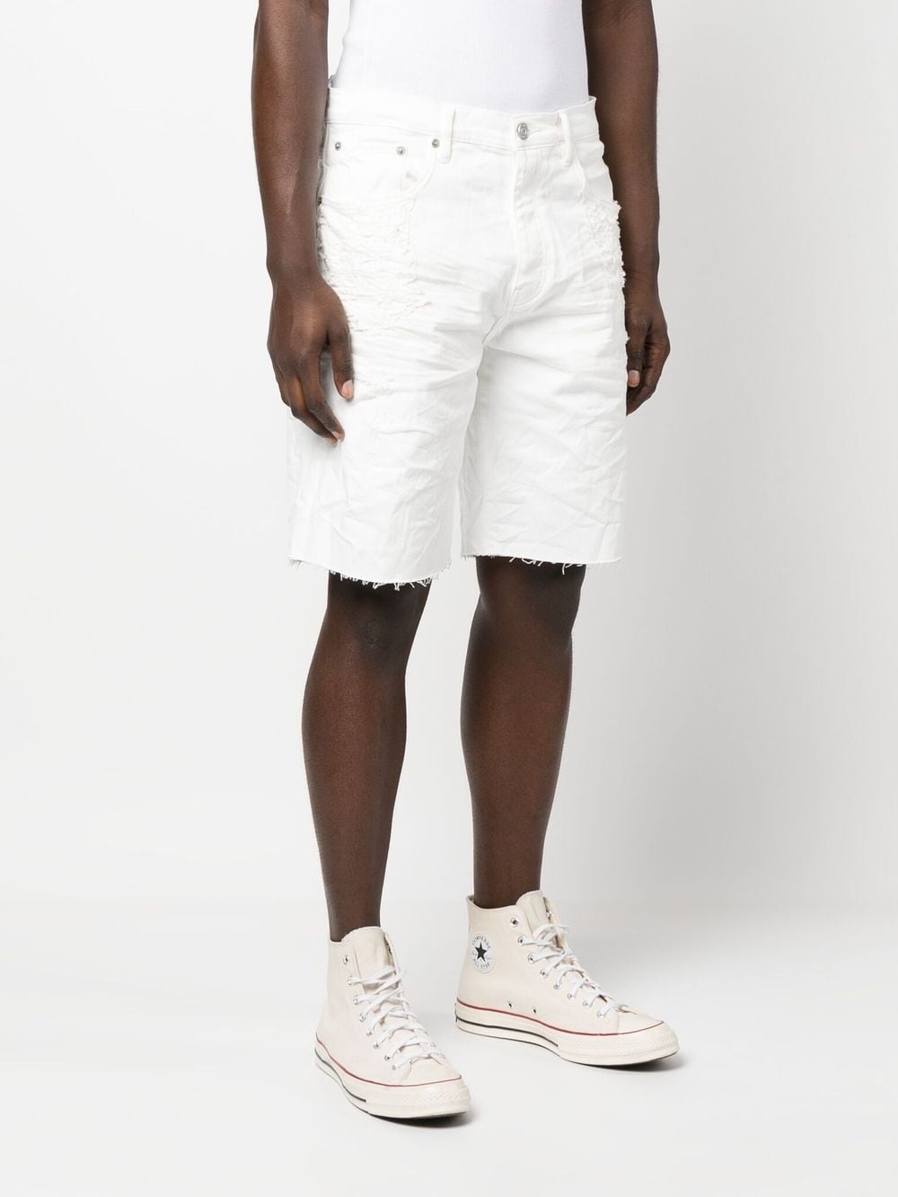 Purple Brand Shorts White – Urbanheer