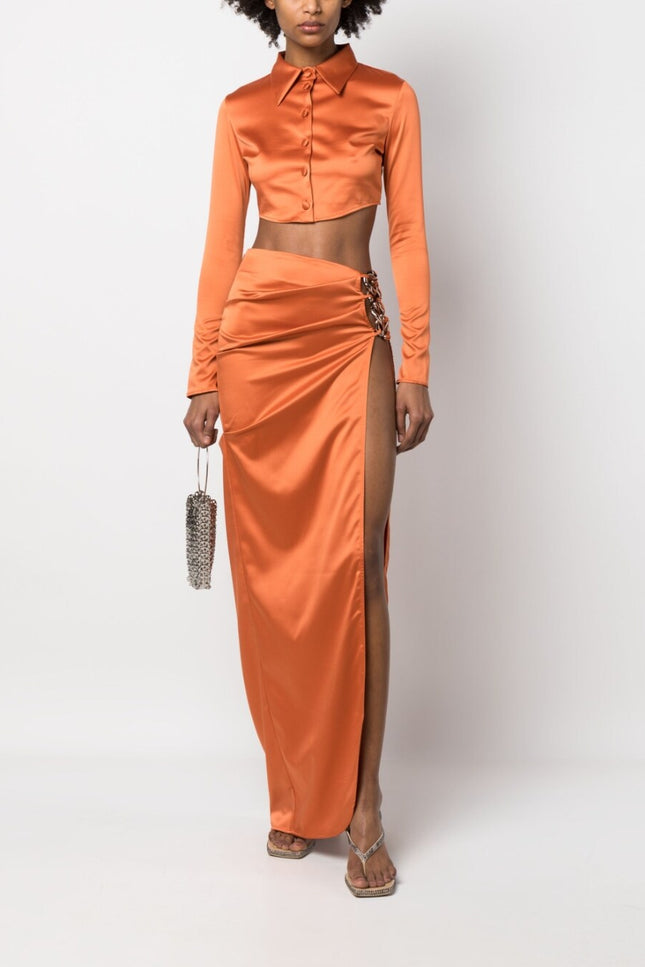 GCDS Skirts Orange-GCDS-Urbanheer