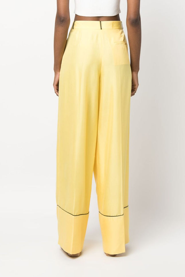 Bally Trousers Yellow-Bally-Urbanheer