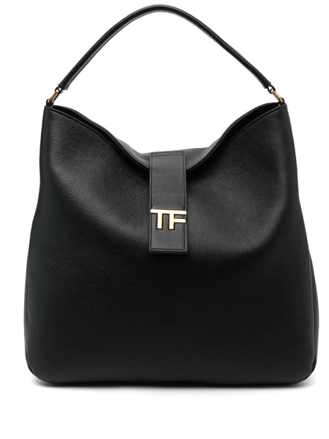Tom Ford Gold Tone Logo Leather Tote Bag-Tom Ford-UNI-Urbanheer